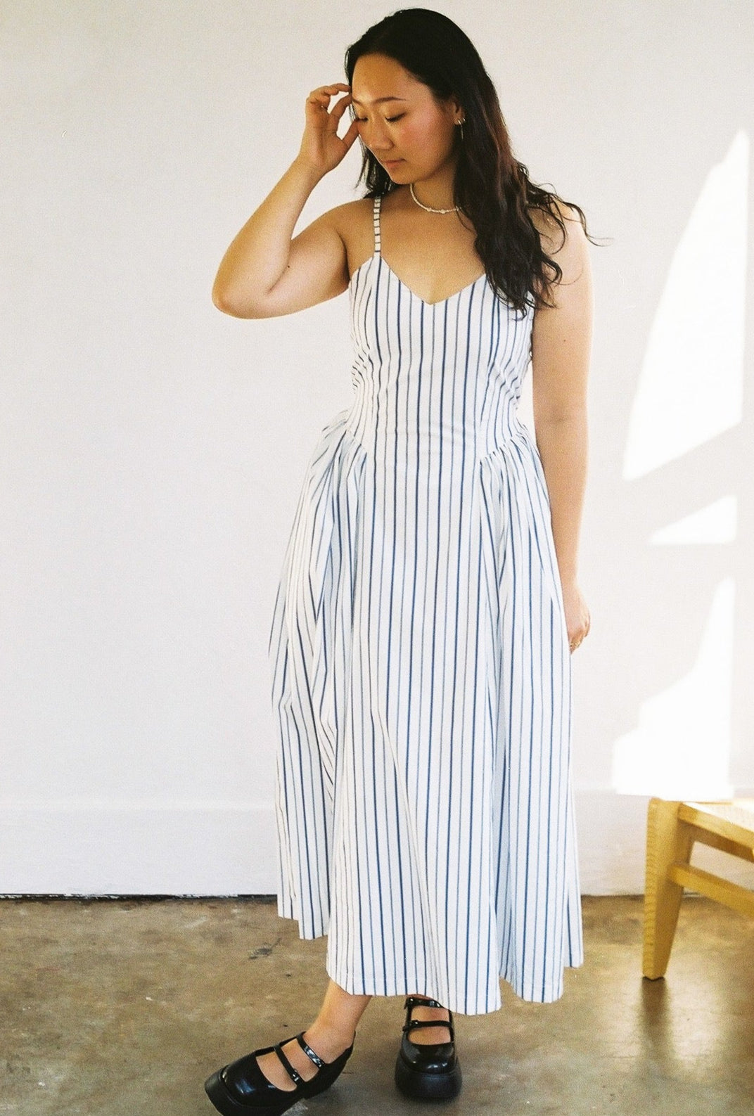 Poplin Maxi Dress