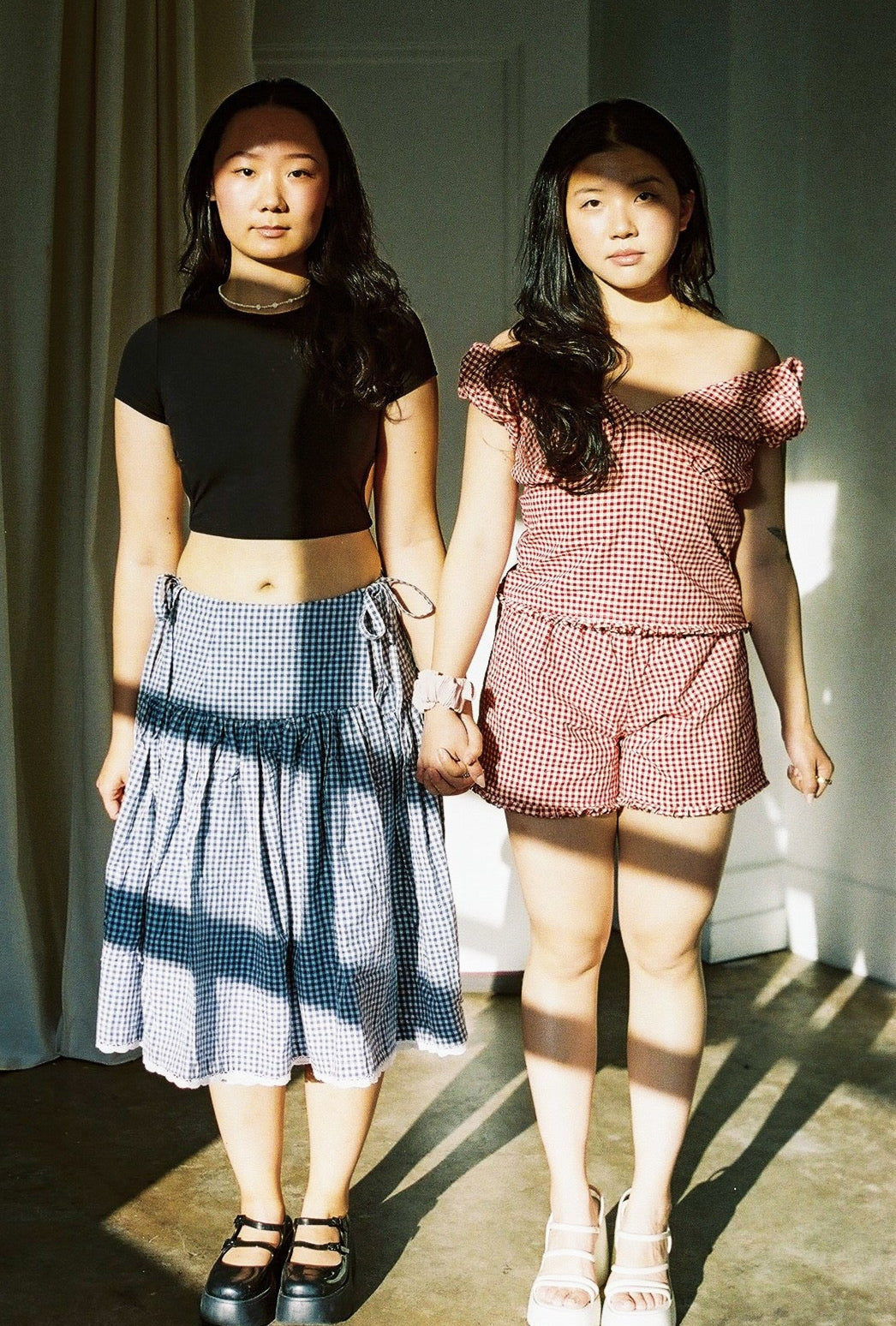 Gingham Set (Blouse & Shorts)