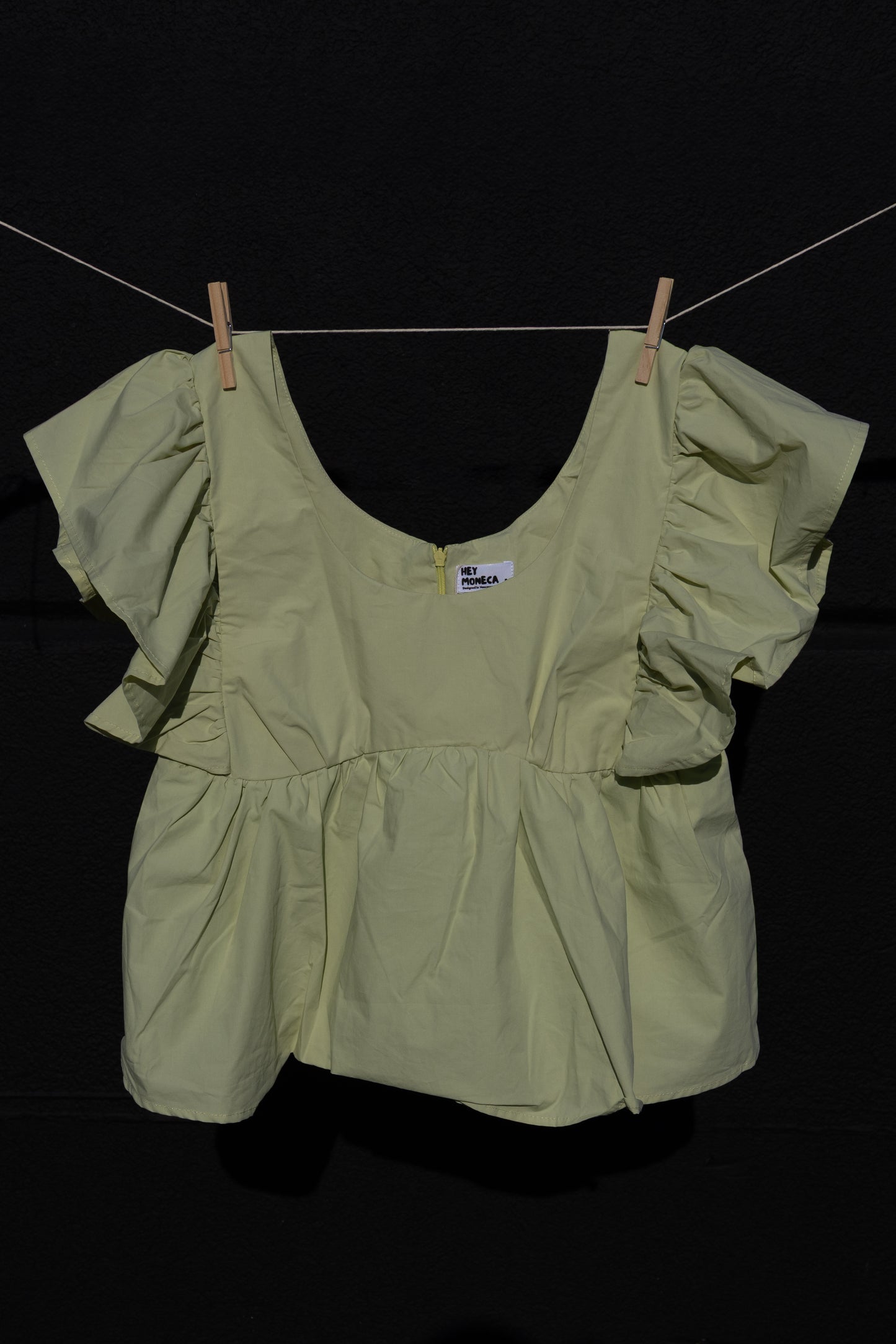 Poplin Peplum Blouse