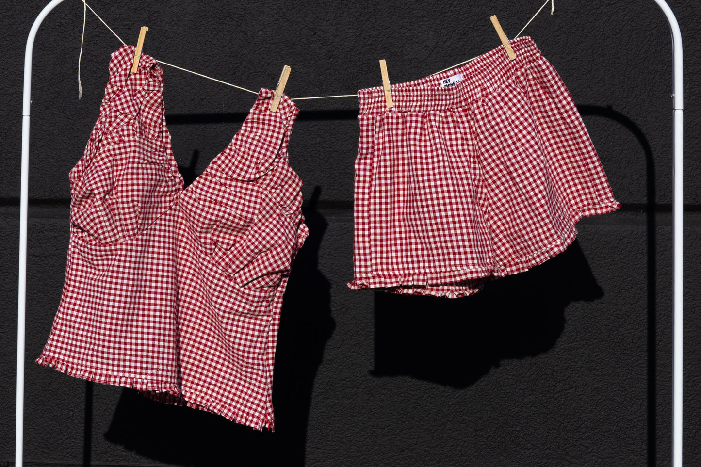 Gingham Set (Blouse & Shorts)