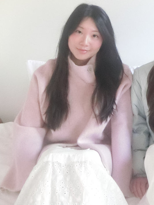 Rose Cloud Wrap Coat