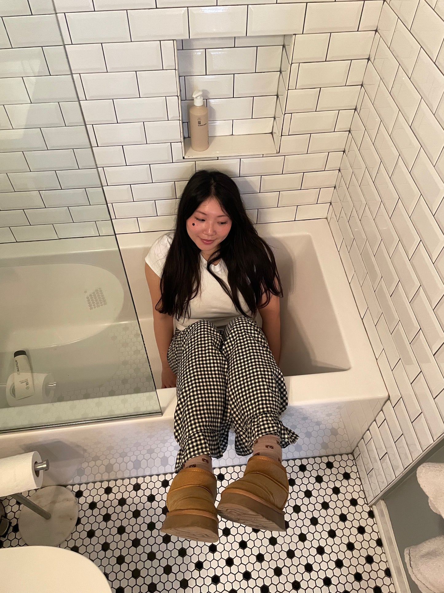 Gingham Flowy LoungePants