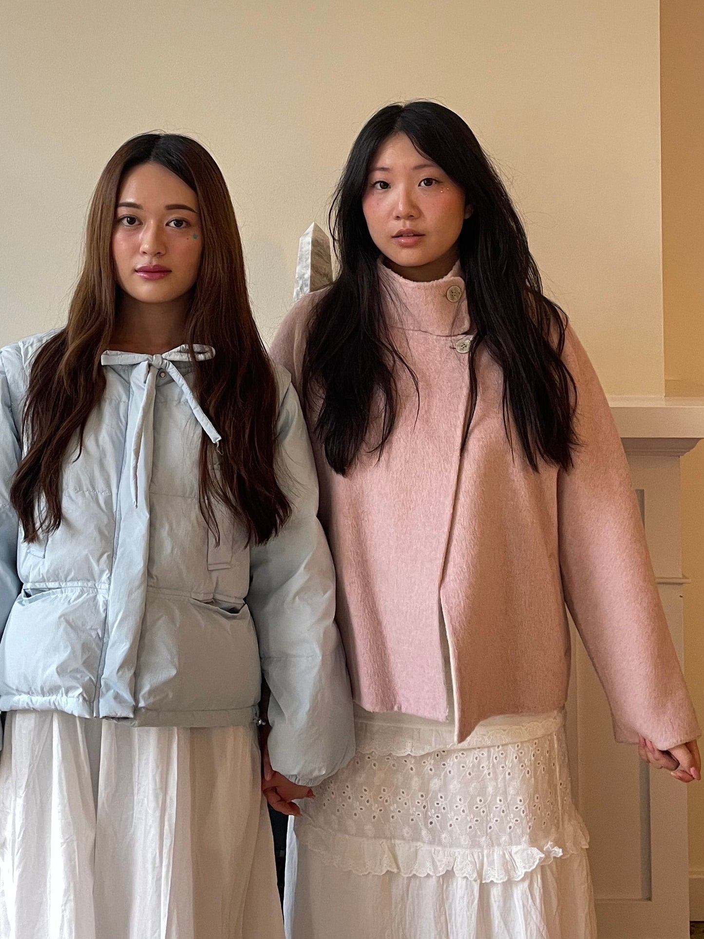 Rose Cloud Wrap Coat