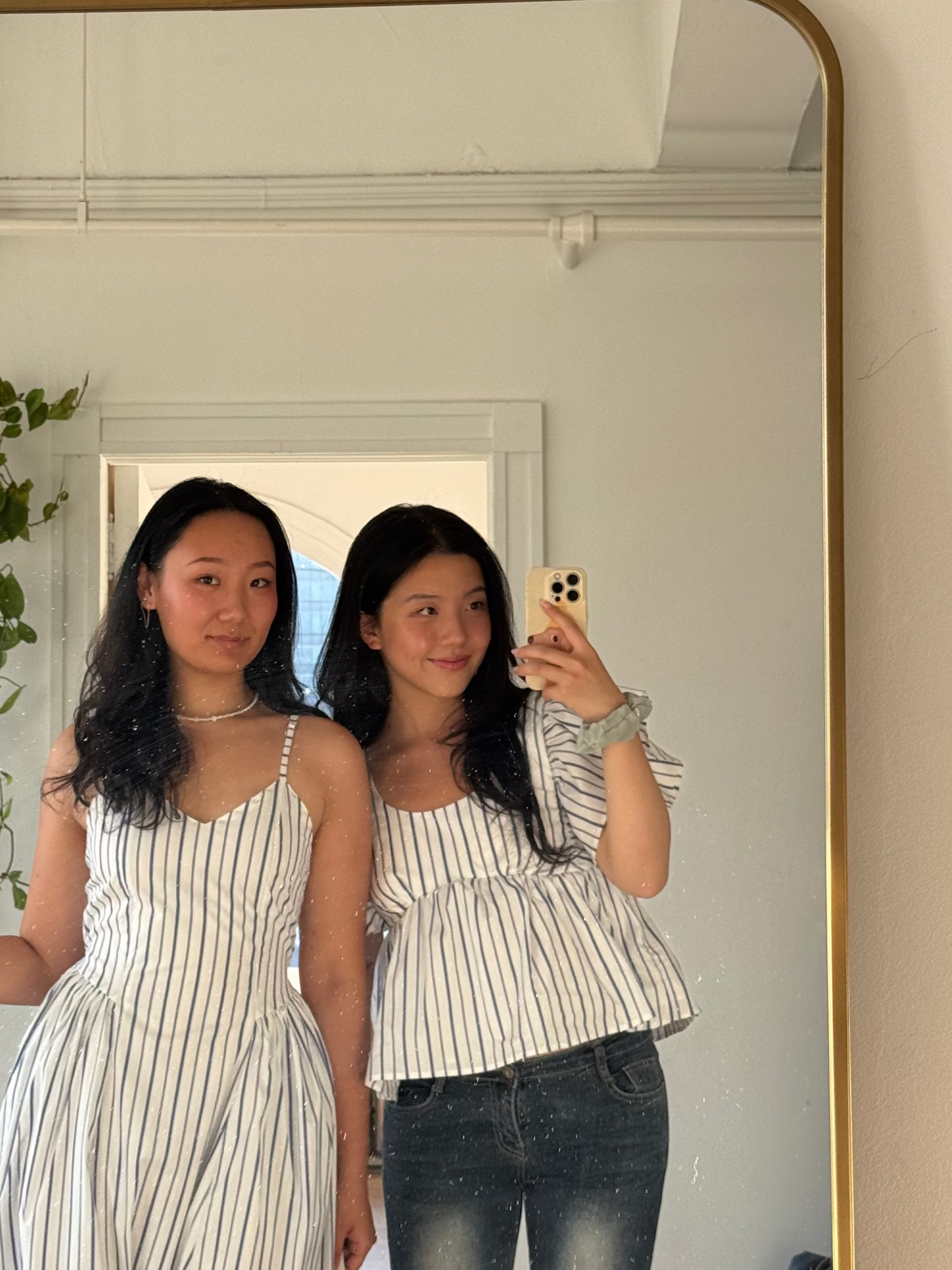 Poplin Peplum Blouse